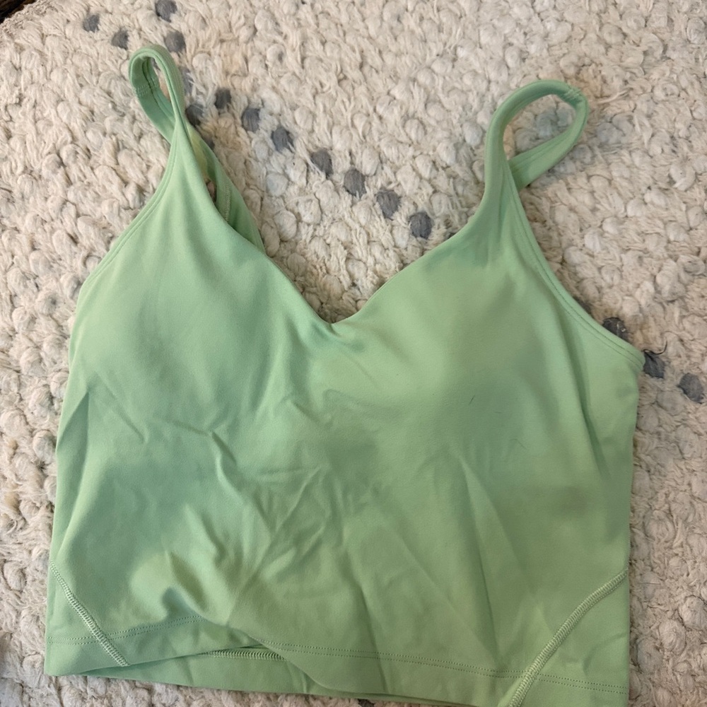 lululemon athletica Green align tank size 4